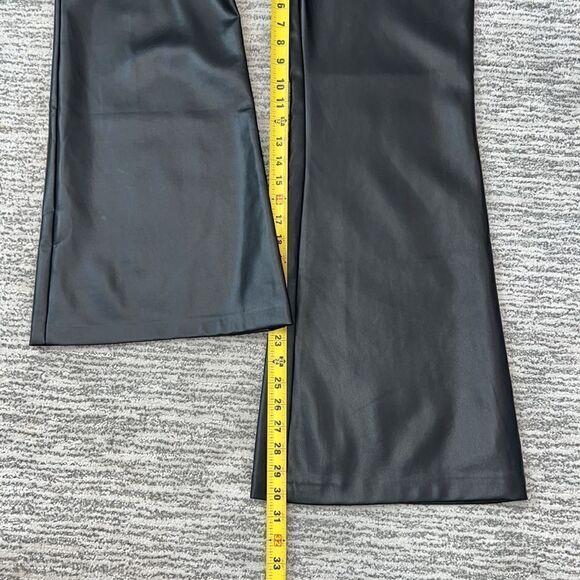 NWT Anthropologie Hutch FAUX LEATHER PANTS Black Size 10 - Picture 12 of 16